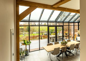 steellook serre van aluminium