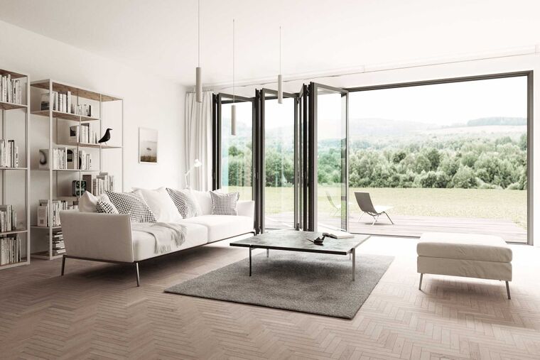 De prijs van een glazen Solarlux vouwwand